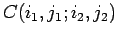$C(i_1,j_1;i_2,j_2)$