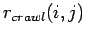 $r_{crawl}(i,j)$